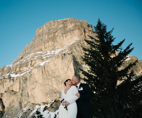 Winter Wedding in the Italian Alps